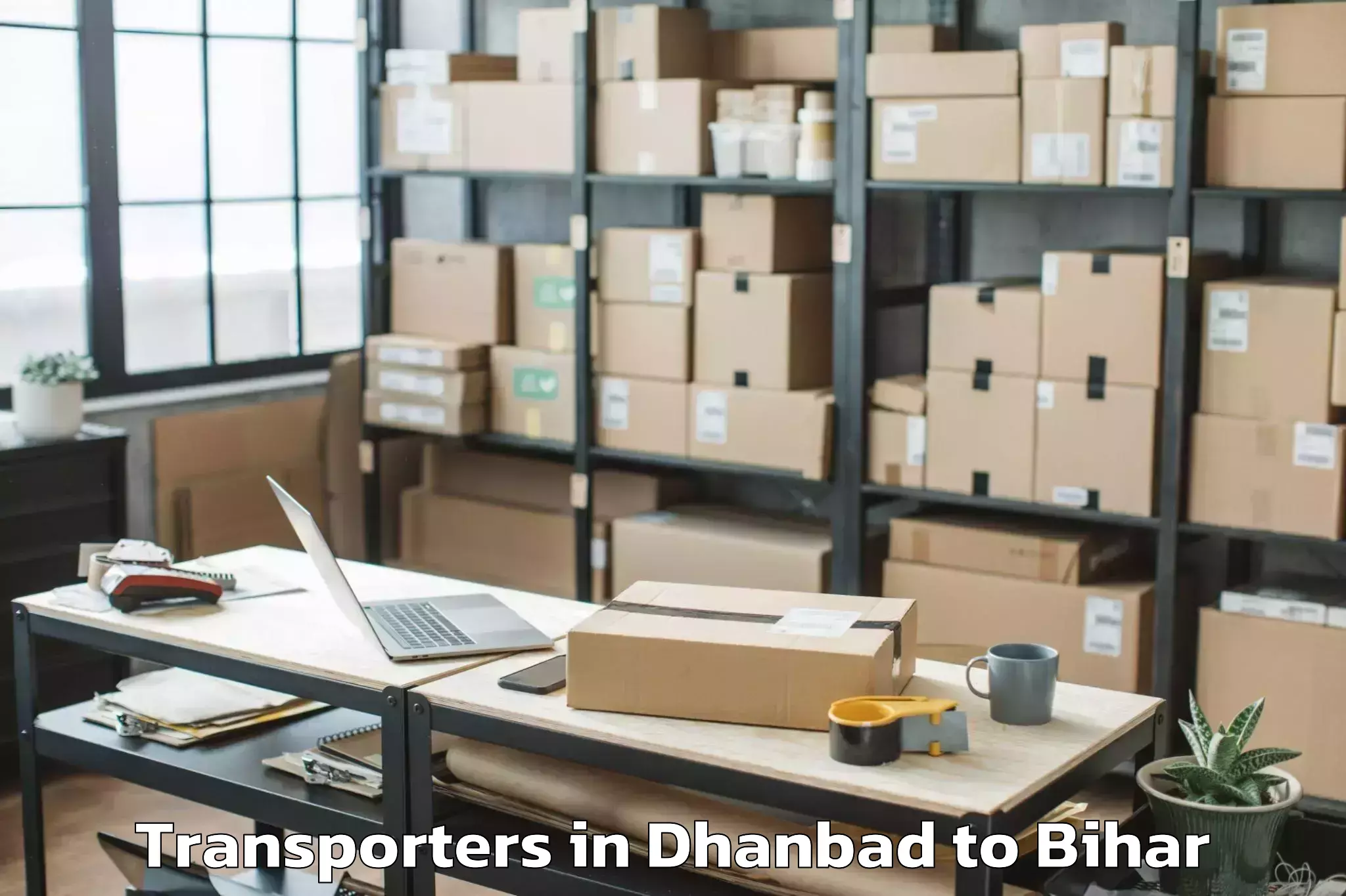 Professional Dhanbad to Amnour Transporters